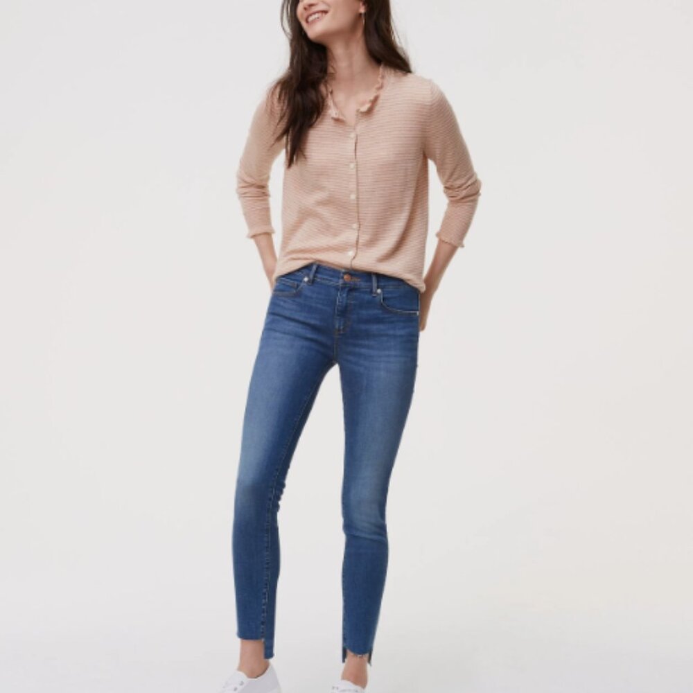 LOFT Modern Skinny Jeans - Dark Wash